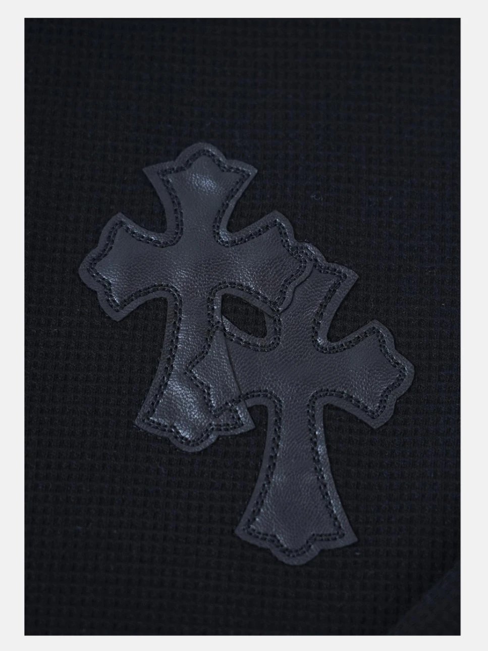 Textured Button Long-Sleeve T-Shirt photo 6