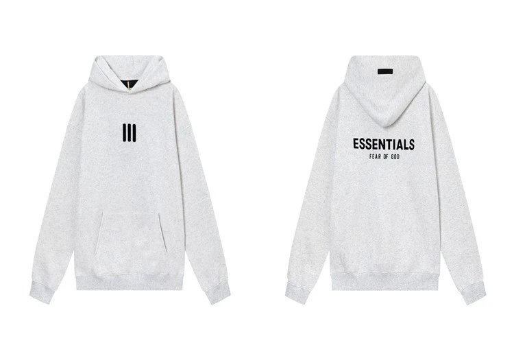 Adidas Fear Of God Gray Oversized Hoodie