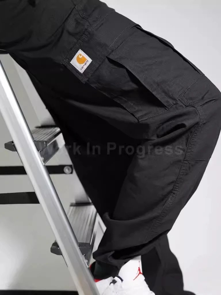 Carhartt WIP Cargo Pant Khaki Black Utility Trousers