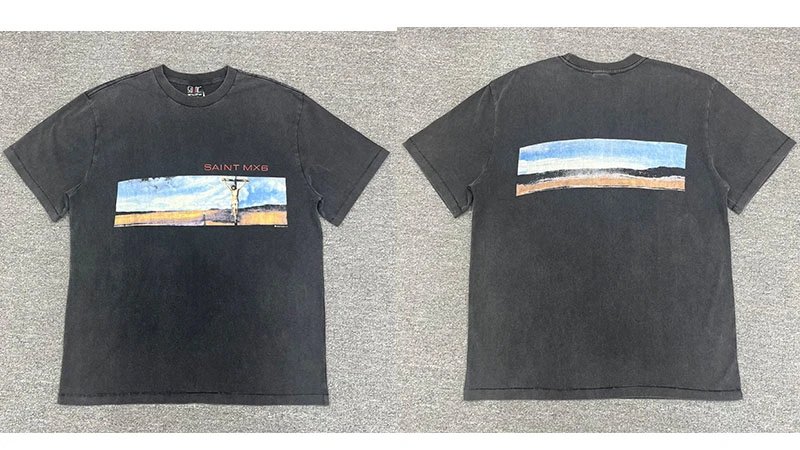 Retro High Street Distressed Ripped Short-Sleeve T-Shirt photo 7