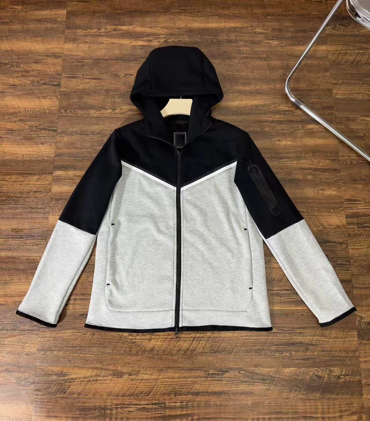 Nike Tech Fleece Gray Full Zip Hoodie