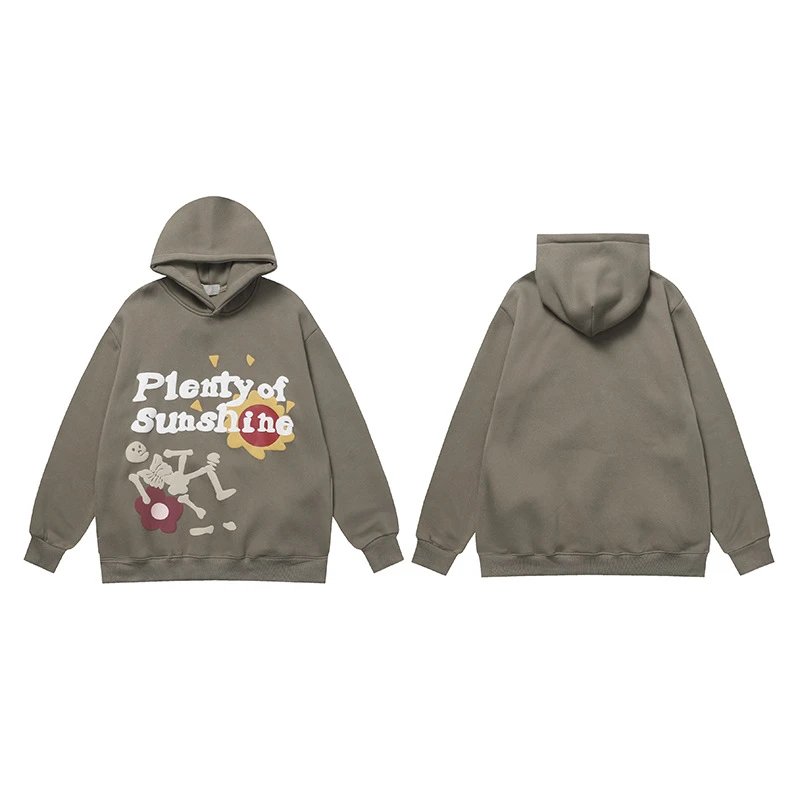 Broken Planet Navy Blue Cosmic Speed Graphic Hoodie