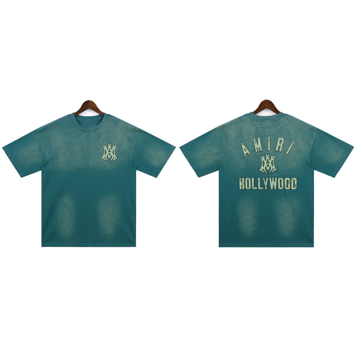 Pure Cotton Distressed Round Neck T-Shirt photo 2