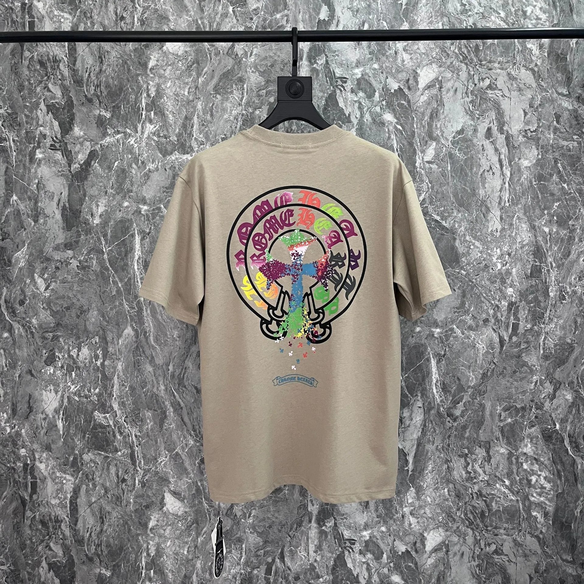 Chrome Hearts White Graphic Print Oversized T-Shirt