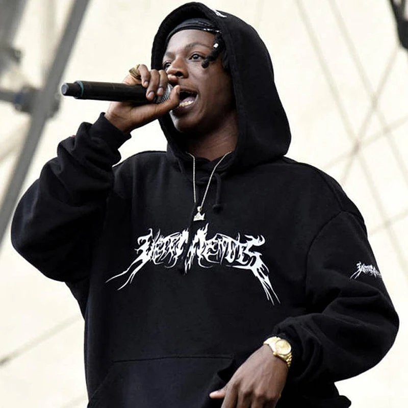Vetements Total Fucking Darkness Black Graphic Hoodie