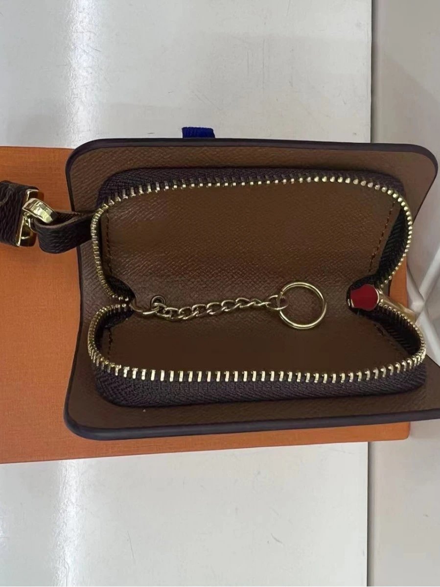Louis Vuitton Monogram Brown Floral Key Holder