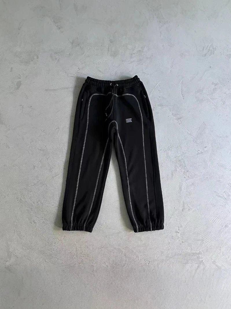 Embroidered Sweatpants and Crew Neck Sweatshirt Set photo 5