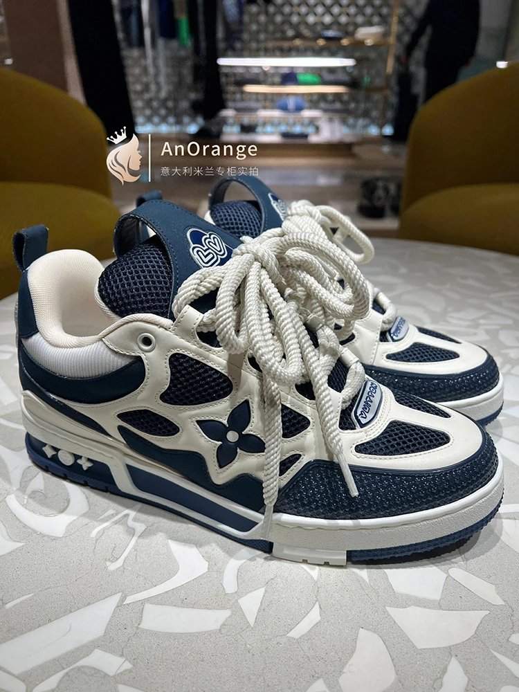 Louis Vuitton Skate Sneakers Cowhide Suede photo 6