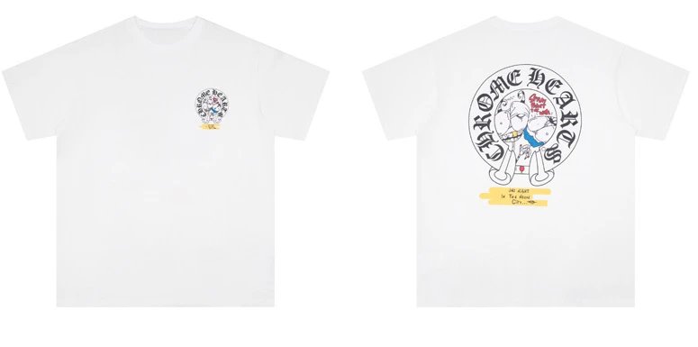 Chrome Hearts Dark Green Oversized Graphic T-Shirt