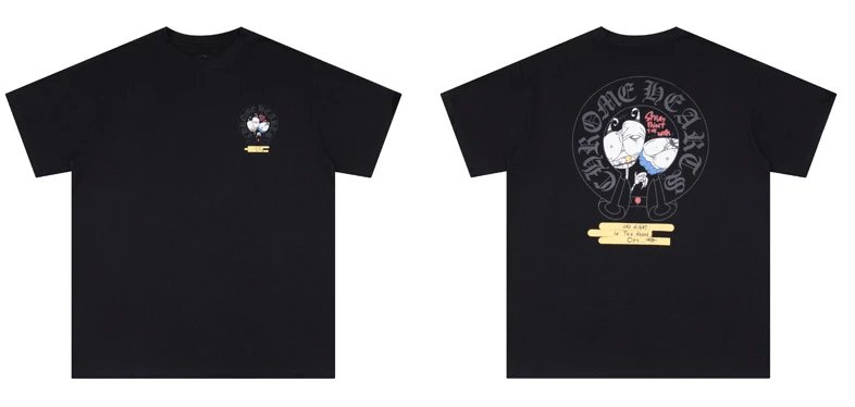 Chrome Hearts Dark Green Oversized Graphic T-Shirt