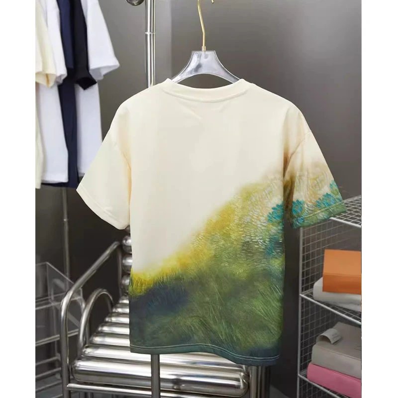 Cream Graphic Dog Print Oversized T-Shirt