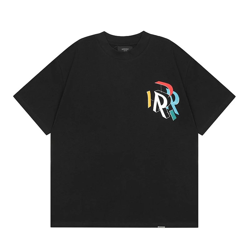 Represent Graphic Print Black Oversized T-Shirt