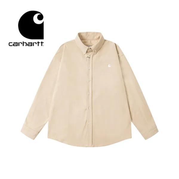 Carhartt Work In Progress Carhartt WIP Corduroy Button-Up Shirt Brown Tops Shirt - 5