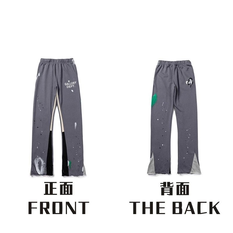 Gallery Dept. Paint Splatter Black Streetwear Sweatpants