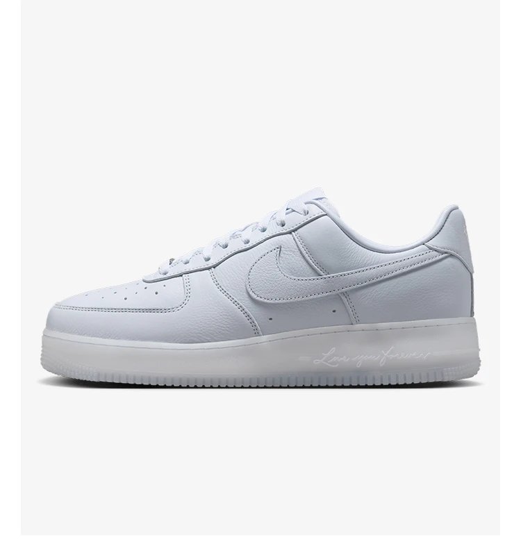 Nike Air Force 1 AF1 NOC*TA Purple and Silver Casual Sneakers CZ8065-500