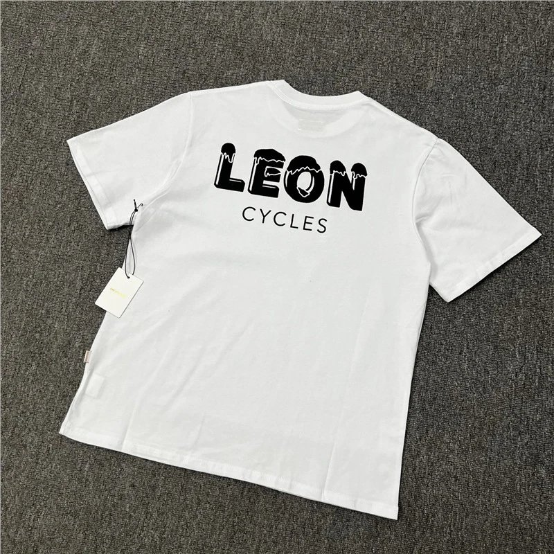 Leon Dore Green Script Logo Graphic T-Shirt