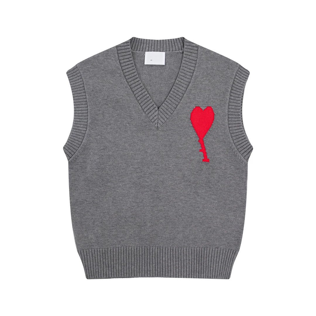 Letter V-Neck Sleeveless Sweater Vest photo 3