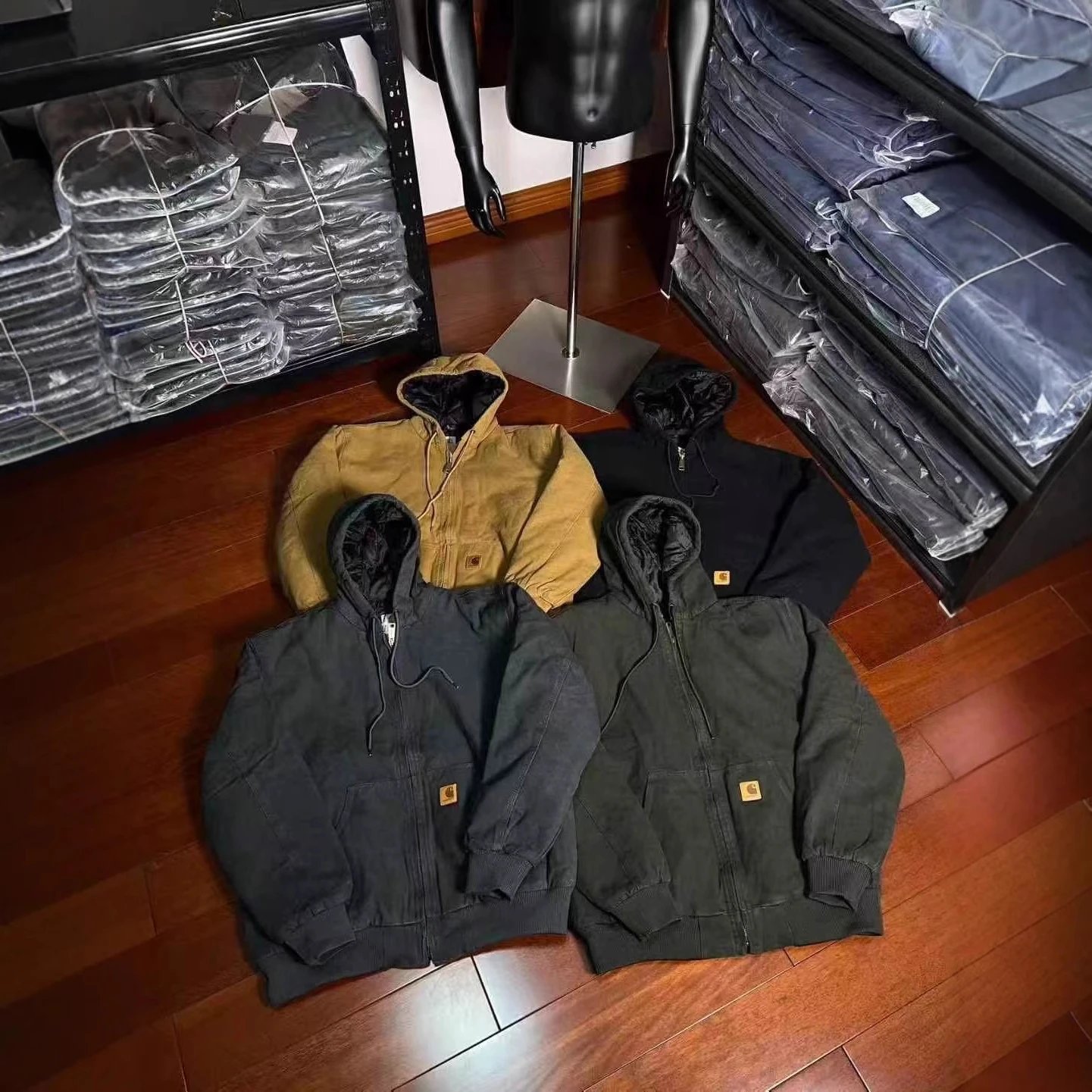 Washed Cotton-Padded Jacket photo 6