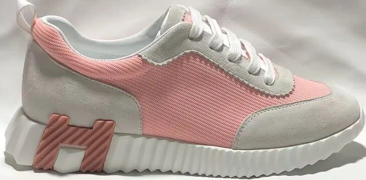 Off-White Diagonal Denim Sneakers Blue and Gray Chunky Sneakers - 4