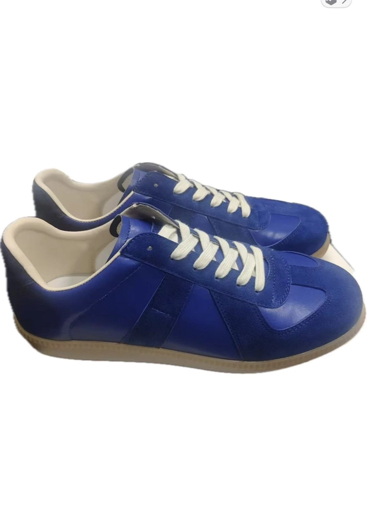 Maison Margiela Replica Sneakers Brown Suede Leather - 6