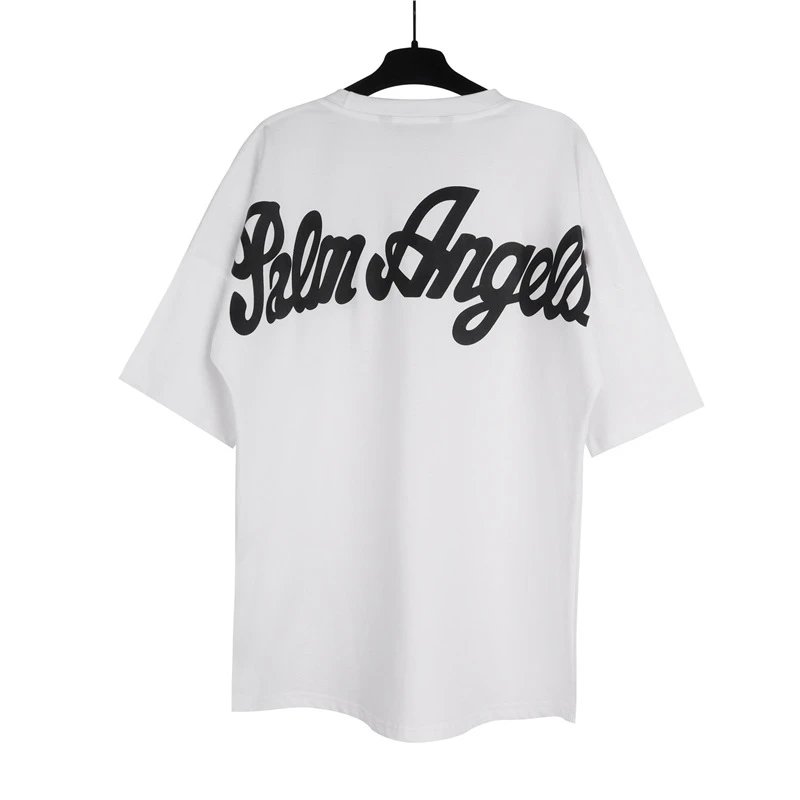 Palm Angels White Graphic Print Oversized T-Shirt