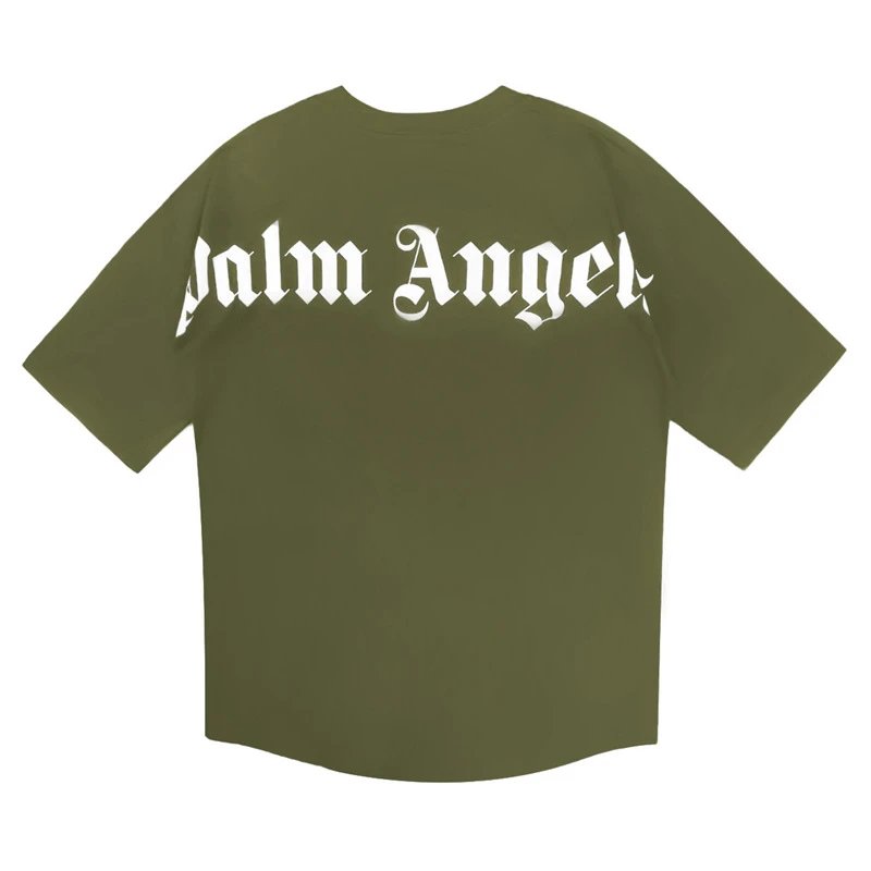 Palm Angels White Graphic Print Oversized T-Shirt