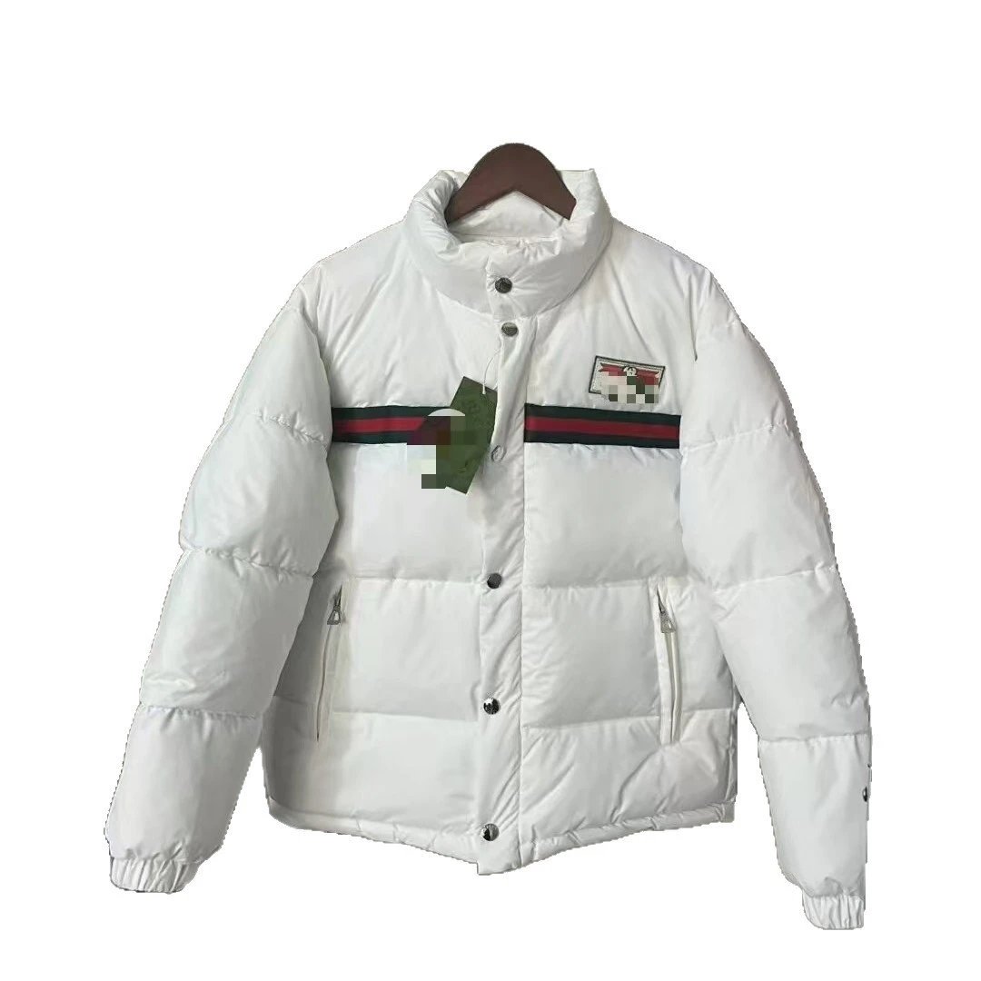 Gucci Puffer Jacket Black Web Stripe Quilted Coat
