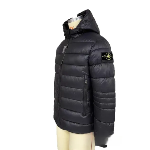 Stone Island Shadow Project Down Jacket Light Gray Outerwear - 6