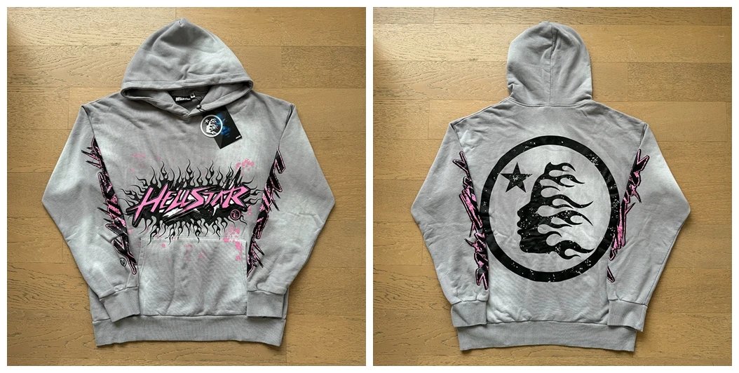Unisex Casual Distressed Washed Hoodie Sweatshirt photo 8