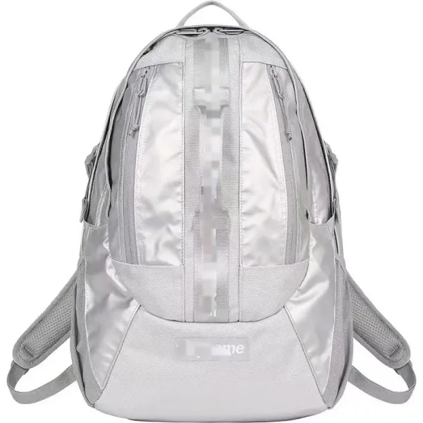 Off-White Industrial Zipper Black Casual Backpack - 4