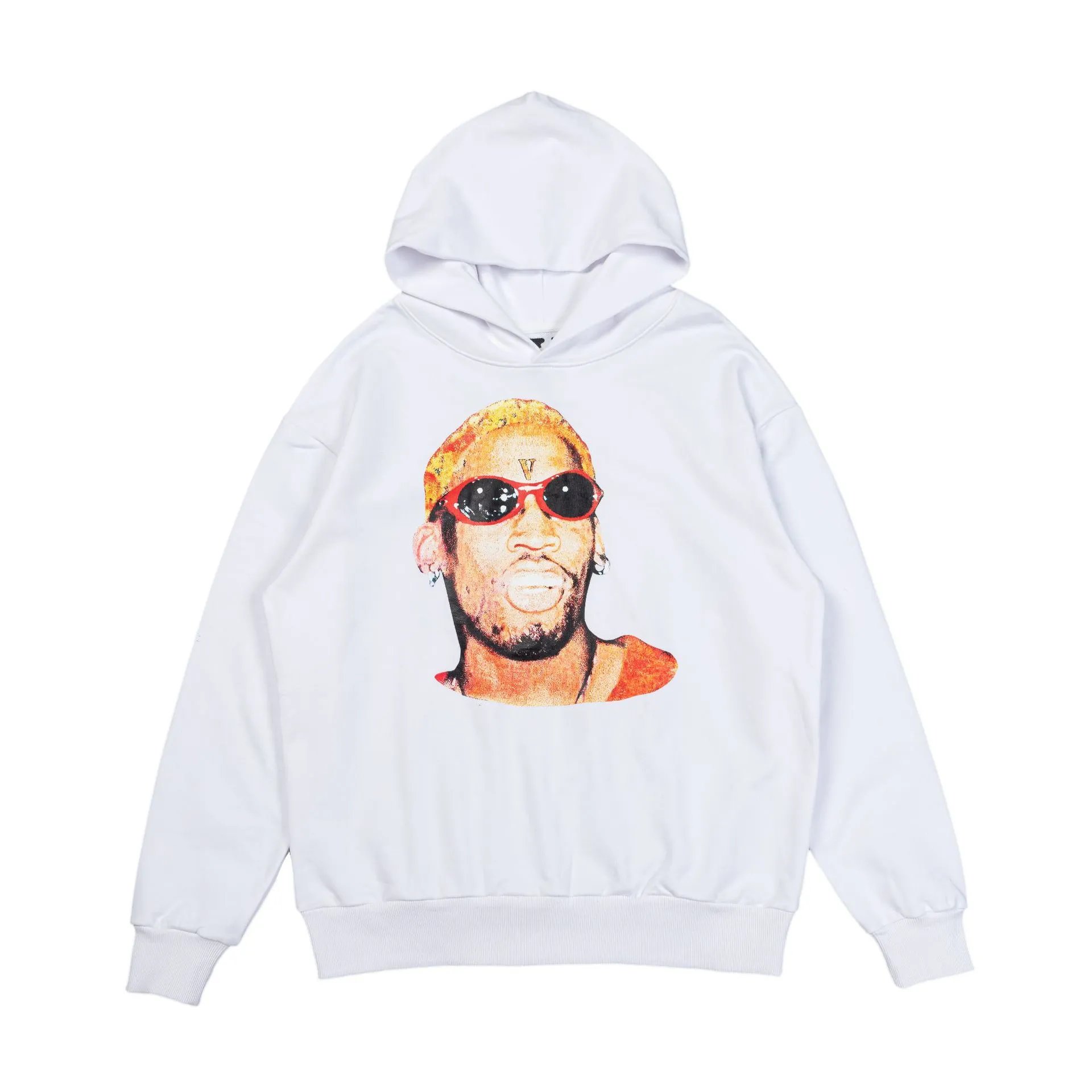 Vlone Rodman Airbrush Hoodie White
