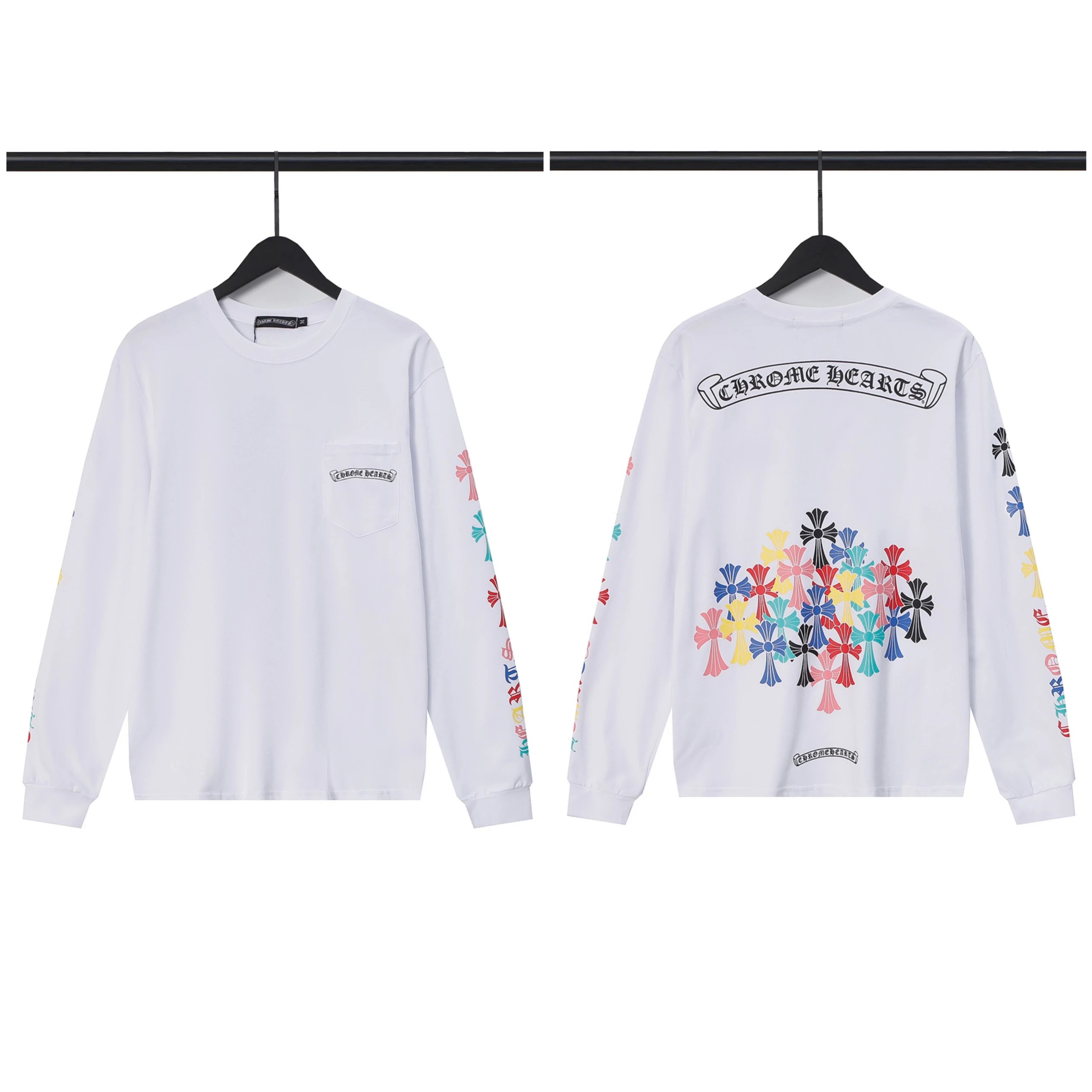 Chrome Hearts Cross Embroidered Pullover Sweatshirt photo 4