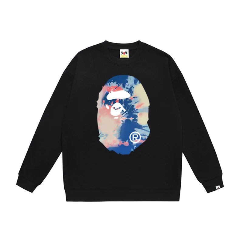 A Bathing Ape ABC Camo Black Graphic Sweatshirt