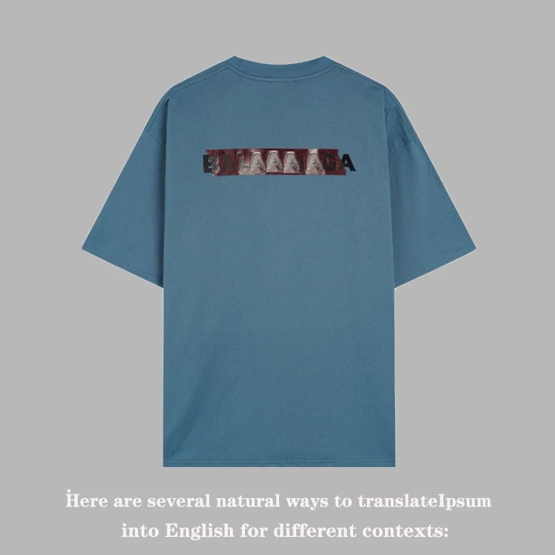 Grey Oversized T-Shirt with Red Patch Logo Casual
