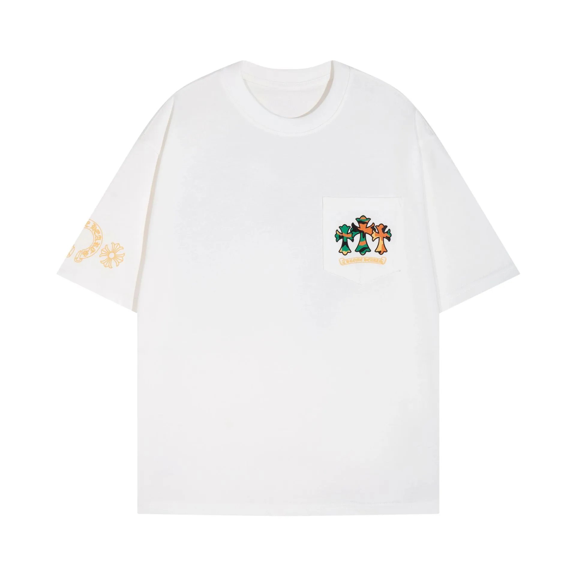Chrome Hearts Dark Green Oversized Graphic T-Shirt