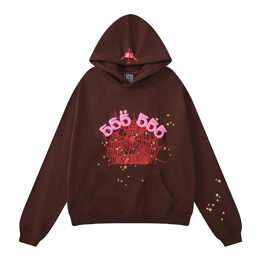 Black Atlanta Spiderweb Graphic Hooded Sweatshirt