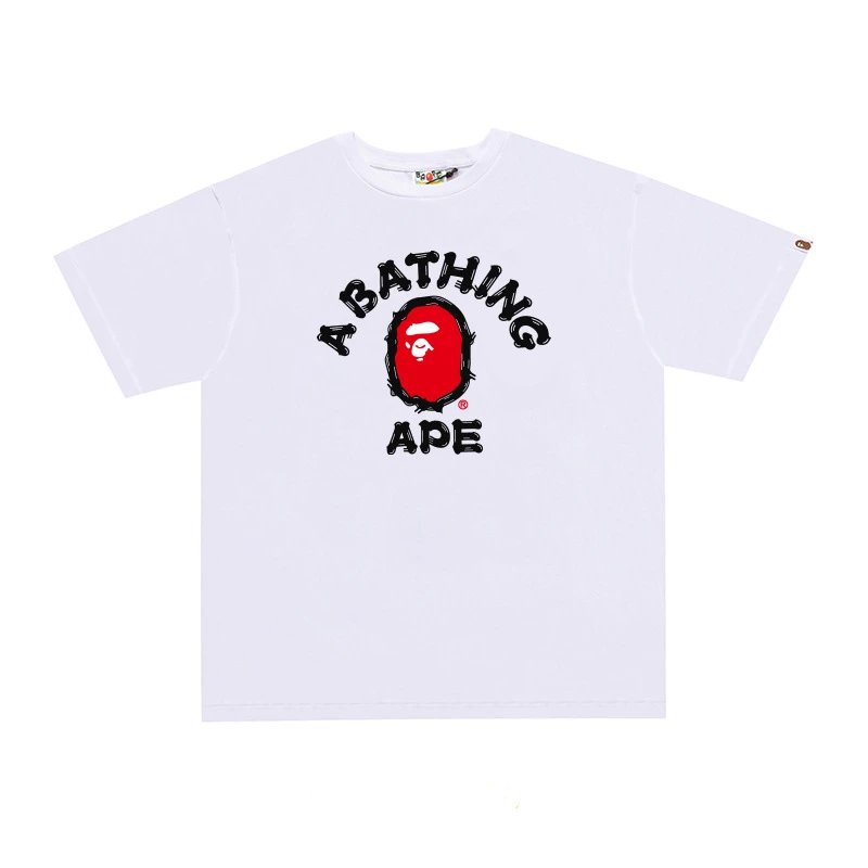 A Bathing Ape White Daruma Graphic T-Shirt