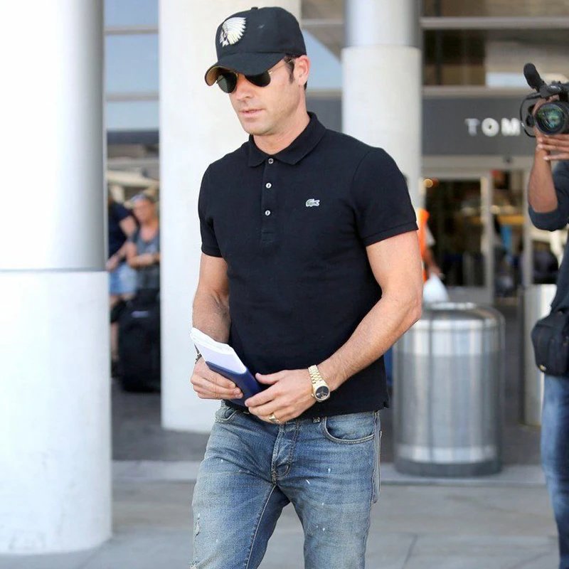 Lacoste Classic Black Piqué Polo Shirt