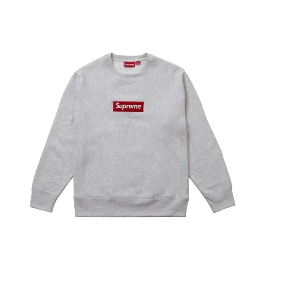 Supreme Box Logo Hoodie Heather Gray - 6