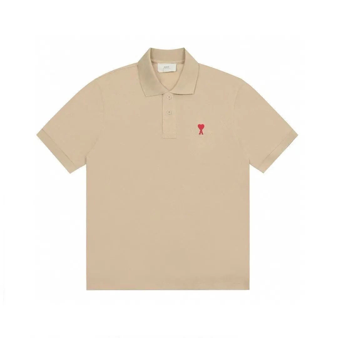 Ami Classic Love Embroidery POLO Shirt photo 4