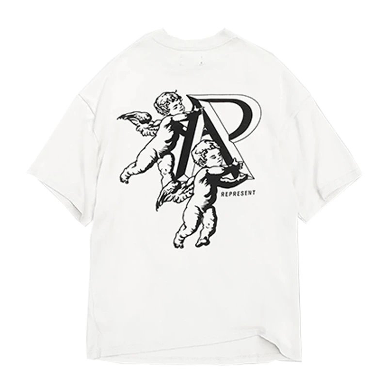 Washed Distressed American Retro Short-Sleeve T-Shirt photo 8