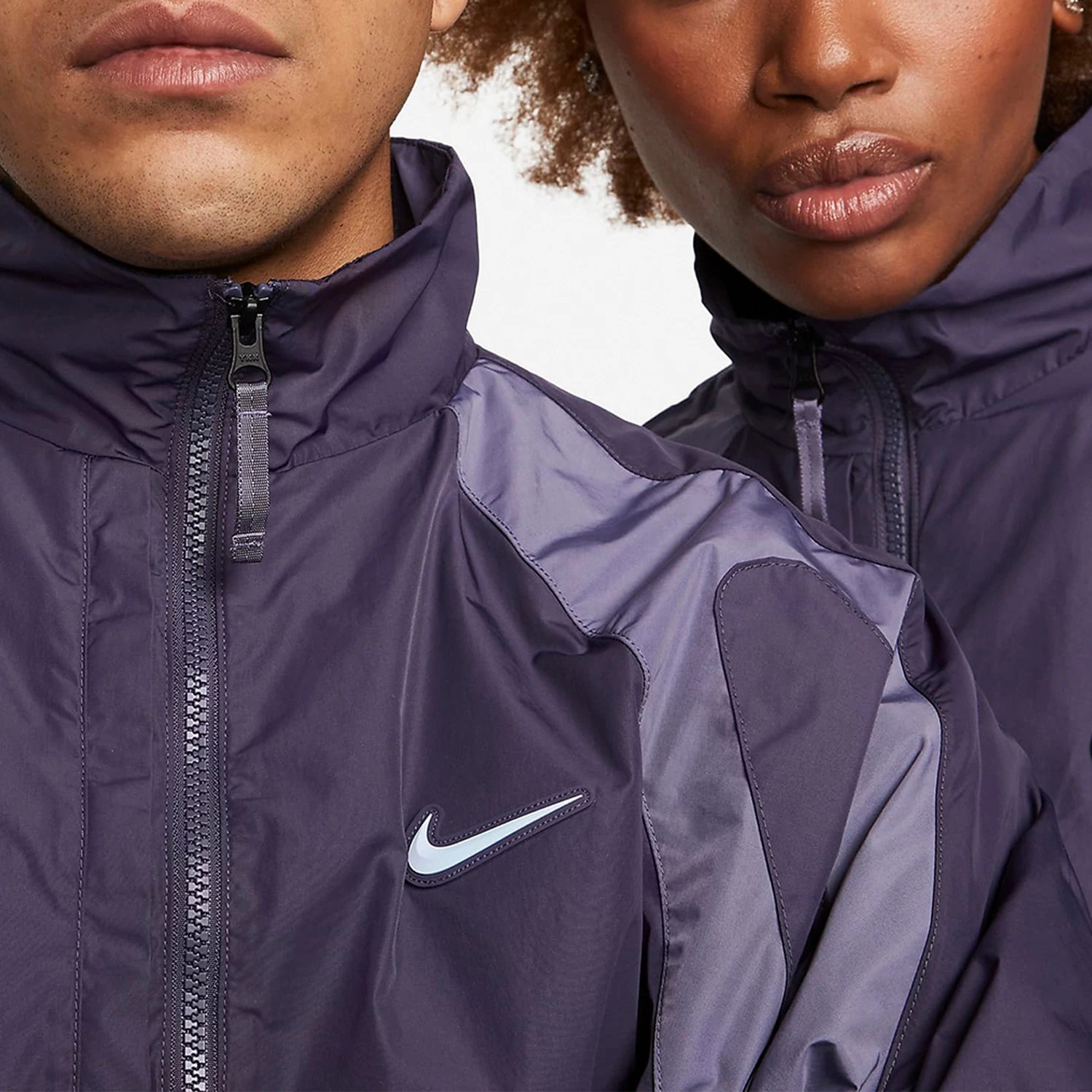 Nike Windrunner Purple Gray Sportswear Jacket