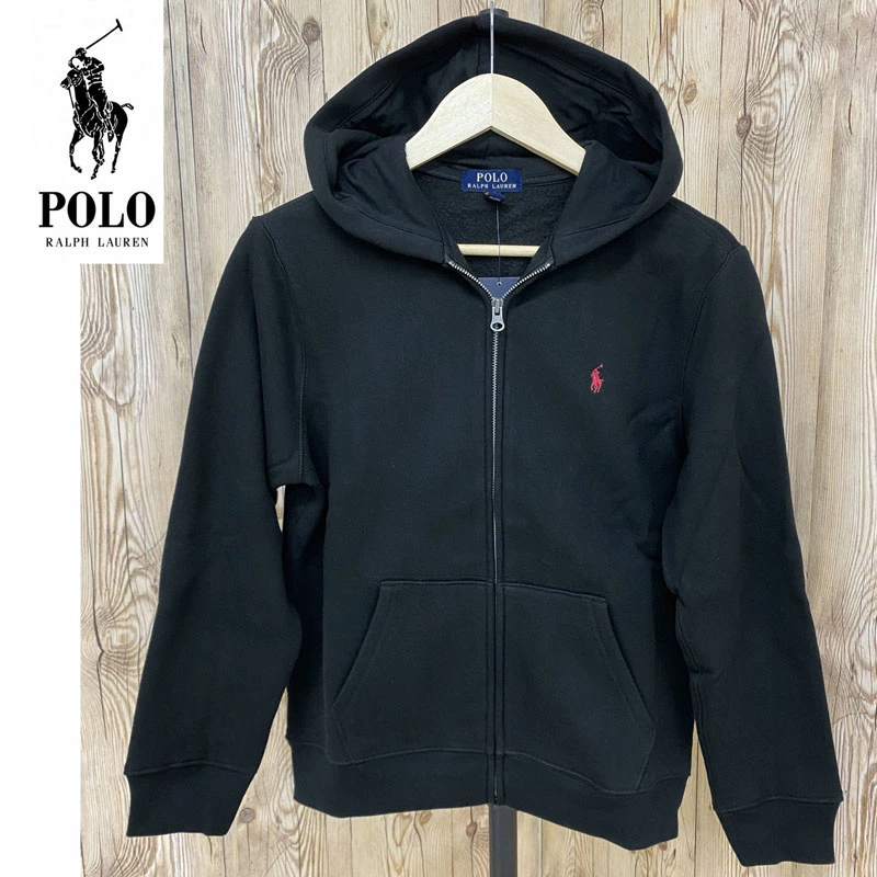 Polo Ralph Lauren Black Classic Fit Hooded Sweatshirt