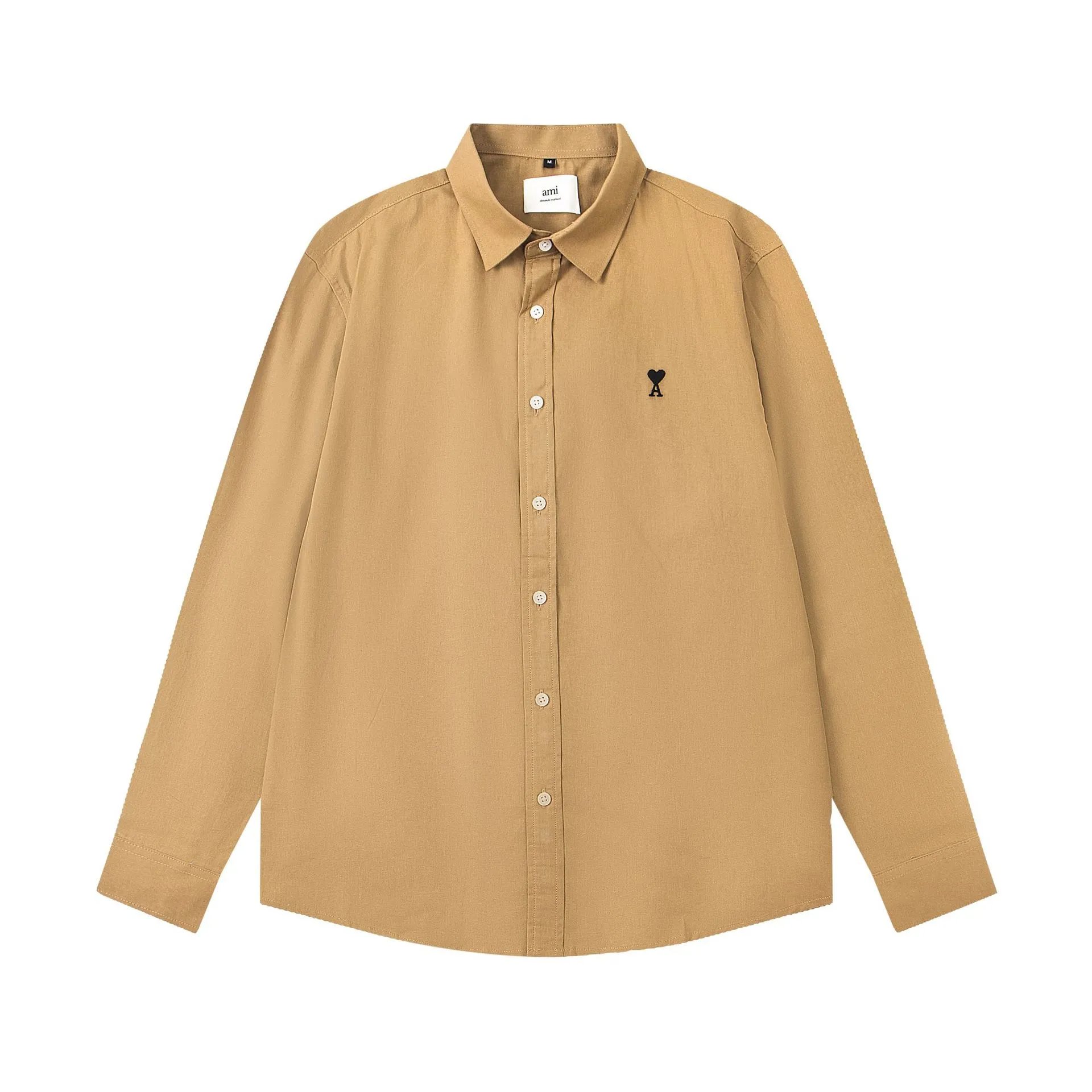 Ami Corduroy Black Button-Down Shirt