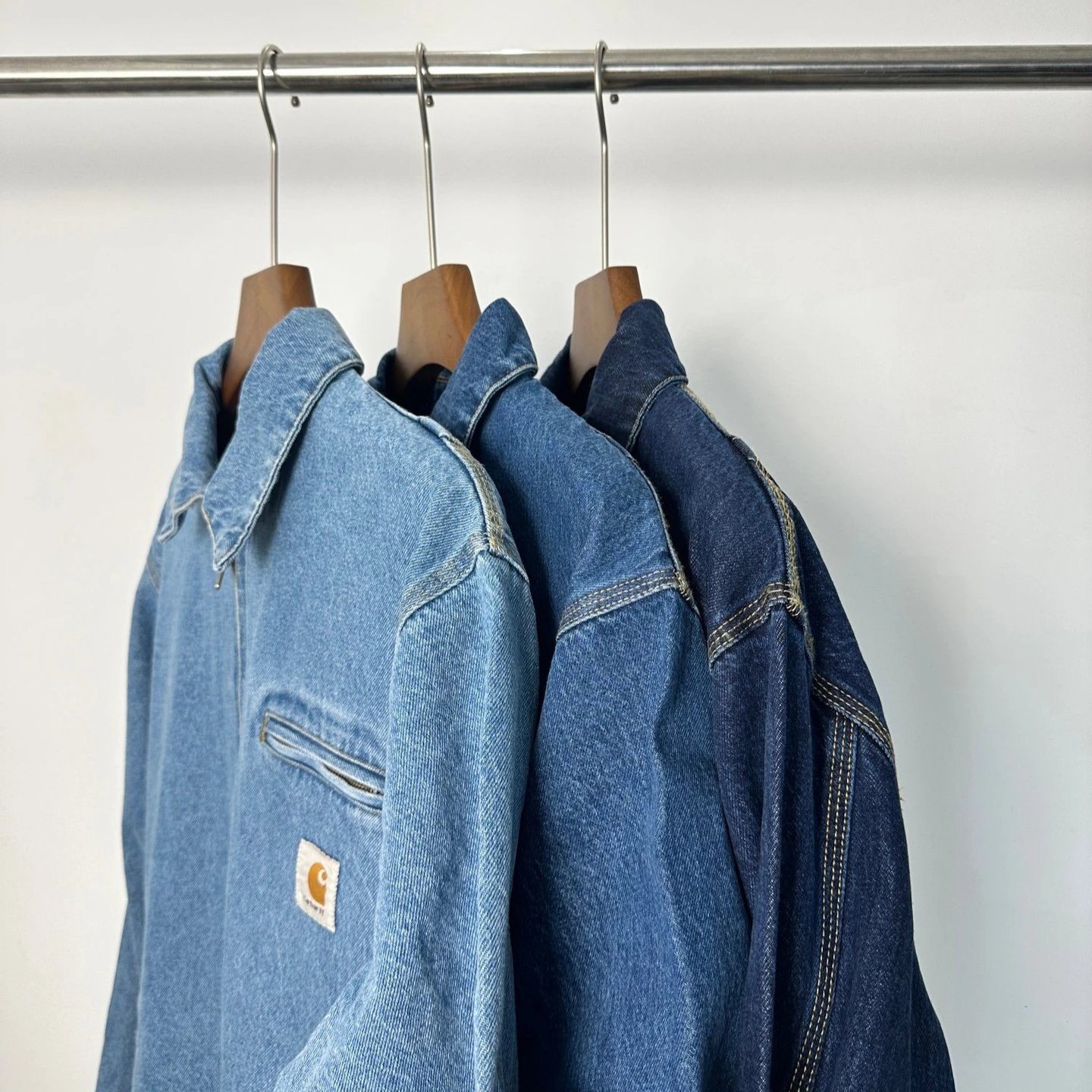 Carhartt Detroit Jacket Indigo Classic Denim Workwear