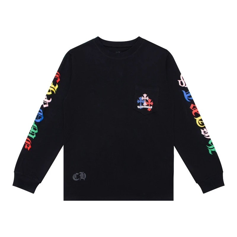 Chrome Hearts Unisex Crew Neck Printed Long Sleeve T-Shirt