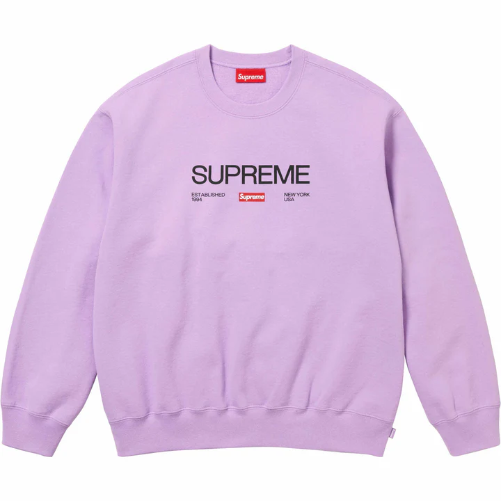 Supreme Box Logo Black Crewneck Sweatshirt