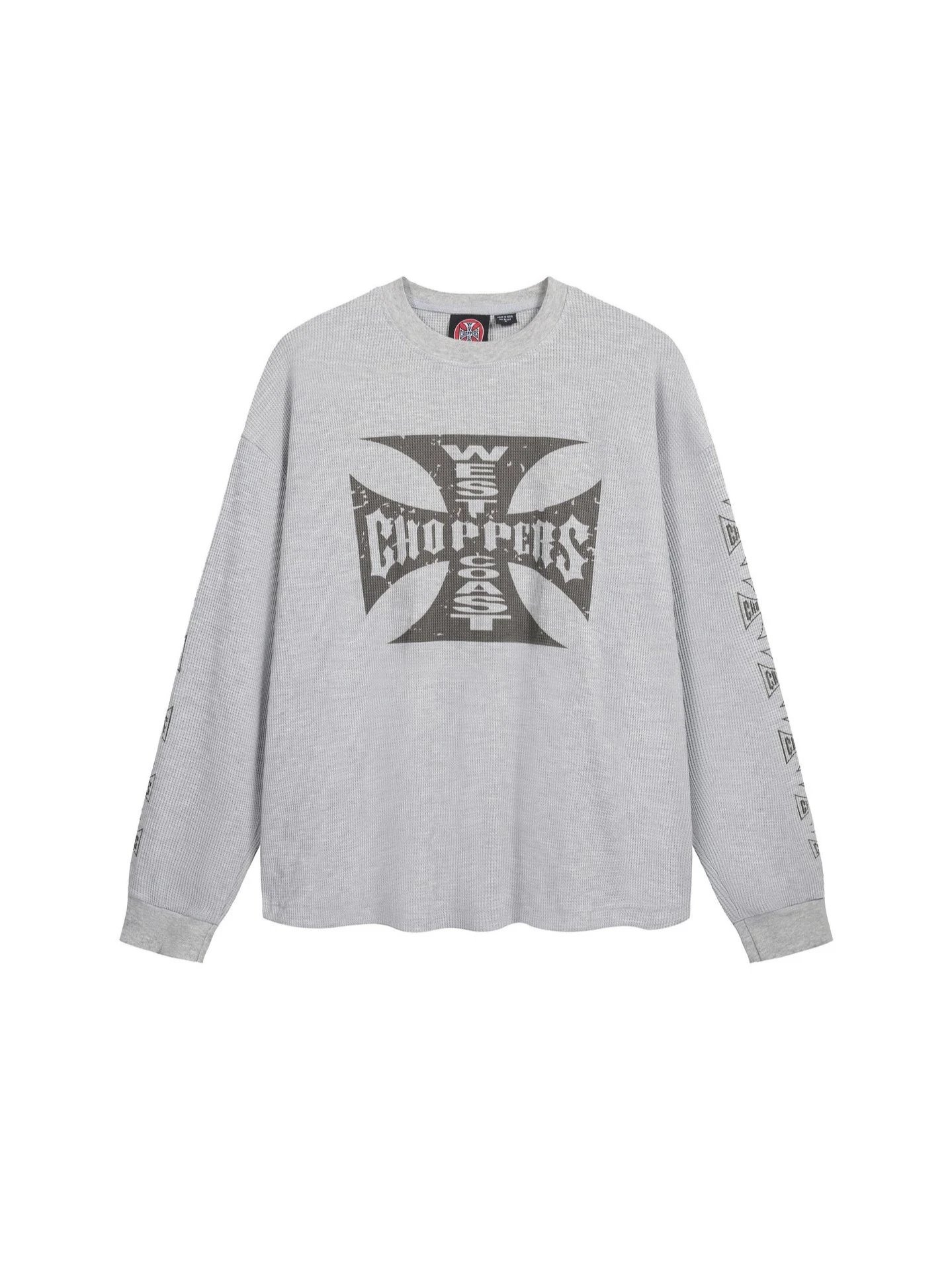 Waffle Sanskrit Long-Sleeve T-Shirt photo 6