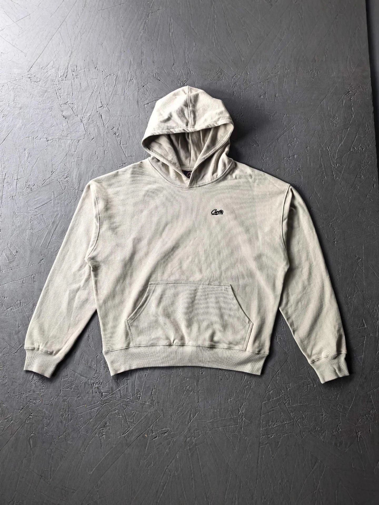 Oversized White Hooded Tracksuit Set Streetwear