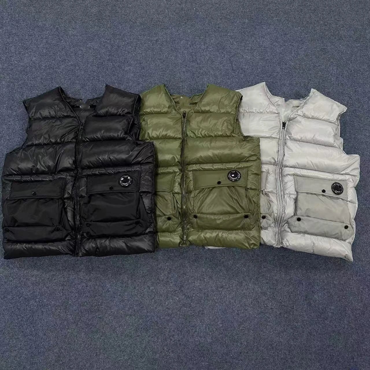 Autumn and winter cotton vest workwear trendy brand thick warm cotton jacket